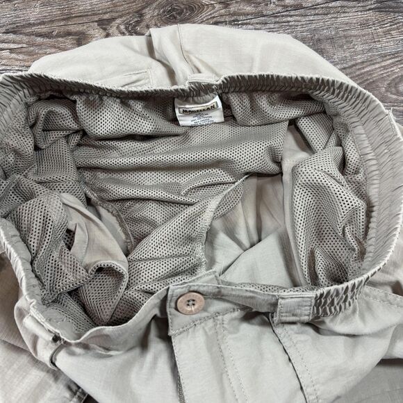 Magellan Sportswear Convertible Pants Men's Large Khaki Zip Off Fishing Hiking - Picture 5 of 12